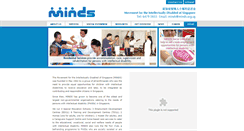 Desktop Screenshot of minds.org.sg